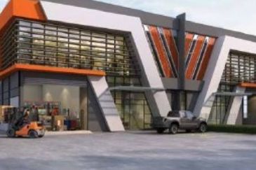 Semi-Detached Factory At Desa Cemerlang For Sales