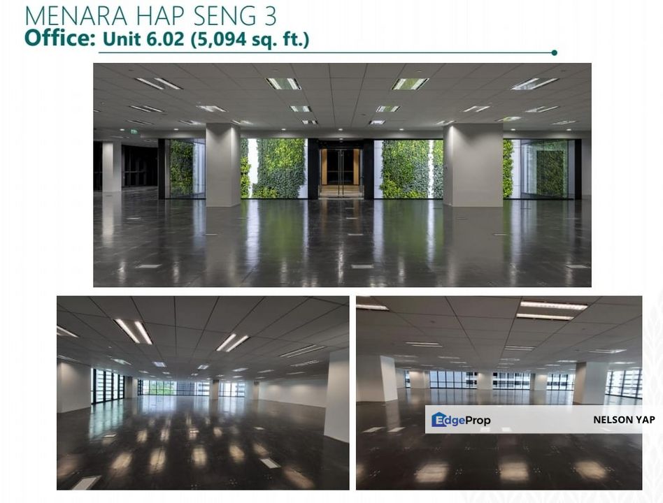 Menara Hap Seng @ KL City Centre office units for rent, Kuala Lumpur, KL City