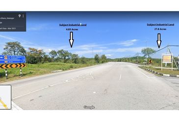 Kerling - Selangor - Daerah Hulu Selangor - 6.83 acres and 27.8 acres Freehold title industrial land for sale