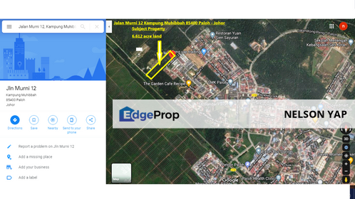 6.6 acrea agriculture zone residential land for sale - Kampung Muhibbah, Paloh, 85400, Johor, Johor, Batu Pahat