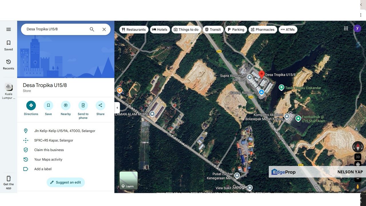 Bukit Cherakah Seksyen U15 zone residential land for sale, Selangor, Bandar Puncak Alam