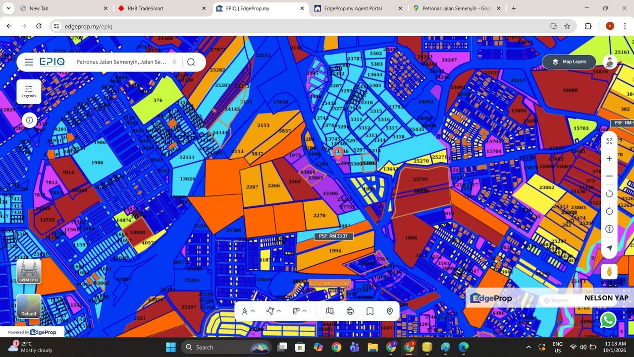 Pekan Semenyih agriculture zone residential land for sale, Selangor, Semenyih