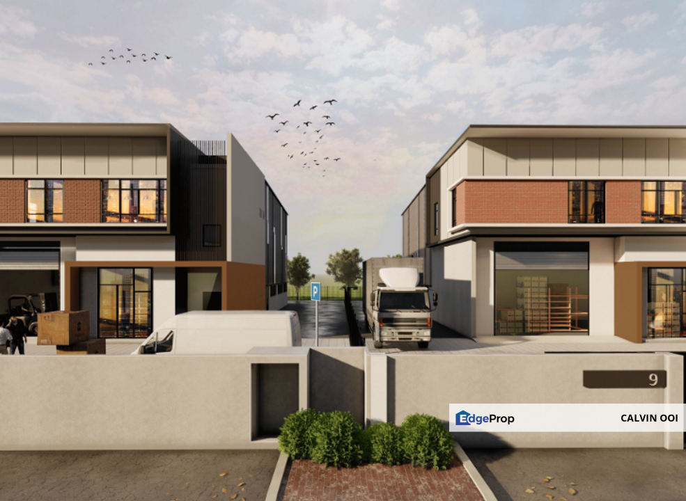 Bukit Minyak New Semi D Factory Ready For Rent , Penang, Simpang Ampat