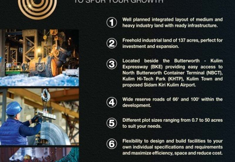 Converted Industry Land Facing Mainroad Of Kulim Industry