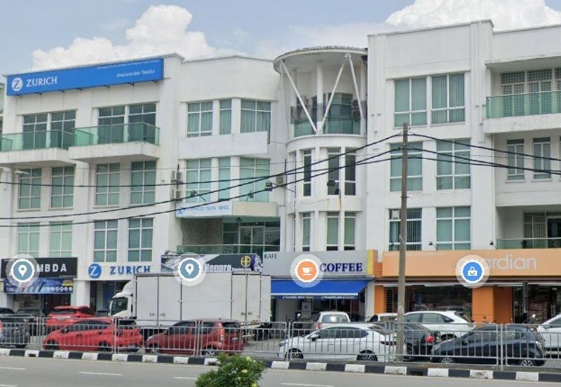 ROI 5% 4 Storey Shop Facing Frontage of Jalan Raja Uda, Butterworth, Penang. (Good ROI)
