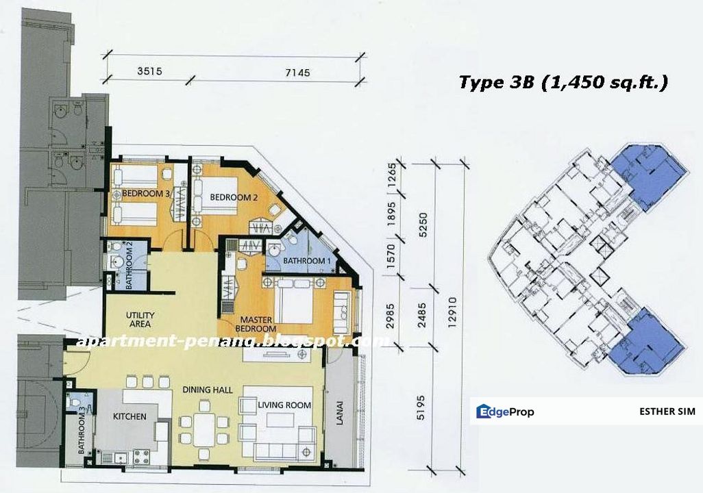 High ROI Opportunity! Fully Renovated Corner Unit @ The Brezza, Tanjung Tokong , near Strait Quay , Lotus's and International School, Penang, Tanjung Tokong