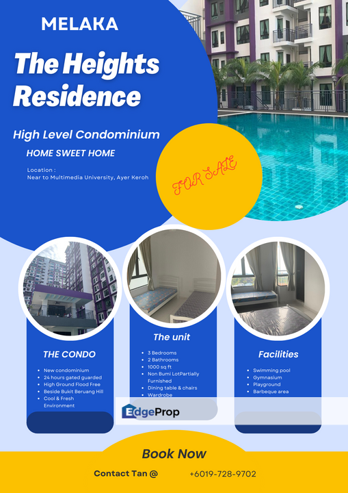 Condominium HEIGHTS RESIDENCE Taman Muzaffar Heights for Sale for