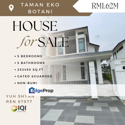 Taman Eko Botani CLUSTER Jb〖25x98〗Gated&Guard RENO, Johor, Nusajaya