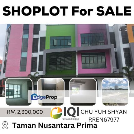 Taman Nusantara Prima T STRY SHOPLOT Jb〖22x80〗Sale, Johor, 