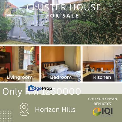 Horizon Hills DOUBLE STOREY CLUSTER Jb〖32x70〗RENO, Johor, Horizon Hills