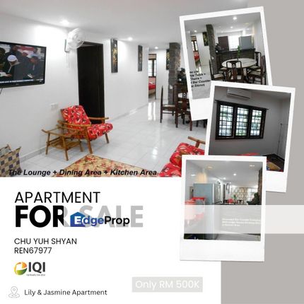 Lily & Jasmine APARTMENT Jb〖44.95x22.78〗RENO, Johor, Tampoi