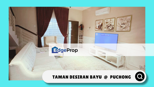 Fully Extended and Renovated 2 storey house for SALE at Taman Desiran Bayu @ Puchong , Selangor, Puchong