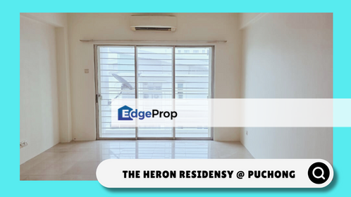 Partial Furnished 3b2b for RENT at The Heron Residensy @ Puchong, Selangor, Puchong