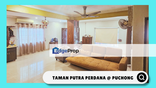 Extended 2 storey cluster house for SALE at Taman Putra Perdana @ Puchong, Selangor, Puchong