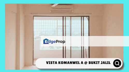 Near Lrt & Hospital, Full Furnished 3b2b for SALE at Vista Komanwel A @ Bukit jalil, Kuala Lumpur, Bukit Jalil