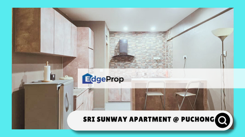 Partial Furnished 3b2b for SALE at Sri Sunway @ Kinrara, Selangor, Bandar Kinrara Puchong