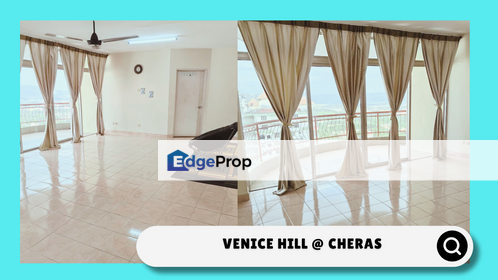 Partial Furnished 4b2b for SALE at Venice Hill @ Cheras, Selangor, Batu 9th Cheras