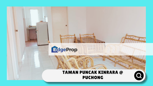 Partial Furnished 3b2b for SALE at Pansapuri Puncak Kinrara, near IOI, Selangor, Bandar Kinrara Puchong