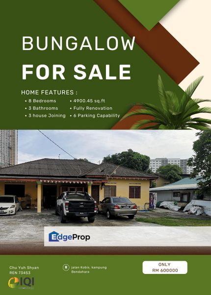 Kampung Bendahara SINGLE STRY BUNGALOW Jb〖70x70〗 , Johor, Johor Bahru