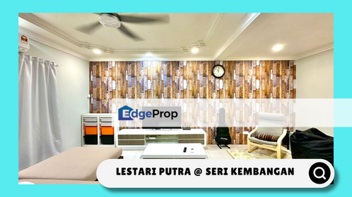 Near Mrt, Partial Furnished 2 storey for SALE at Lestari Putra @ Seri Kembangan, Selangor, Seri Kembangan