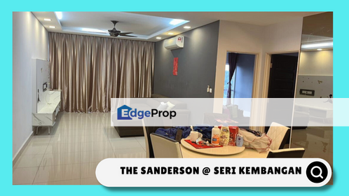 Near Bukit Jalil, Full Furnished 4b3b for SALE at The Sanderson @ Seri Kembangan, Selangor, Seri Kembangan