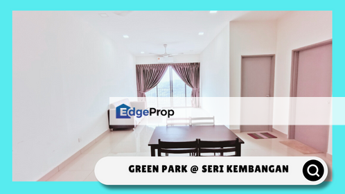 Partial Furnished 3b2b for SALE at Green Park @ Seri Kembangan, Selangor, Seri Kembangan