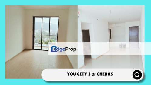 Near Mrt, Rare balcony unit for SALE at You City 3 @ Cheras, Selangor, Cheras