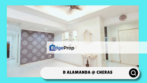 Near MRT, Full Furnished 3b2b for SALE at D'Alamanda @ Cheras, Kuala Lumpur, Cheras