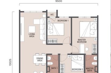 100M Close to MRT You City 3 Corner Unit Tmn Suntex Cheras Batu 9 CHS