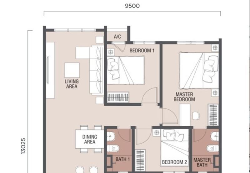 100M Close to MRT You City 3 Corner Unit Tmn Suntex Cheras Batu 9 CHS