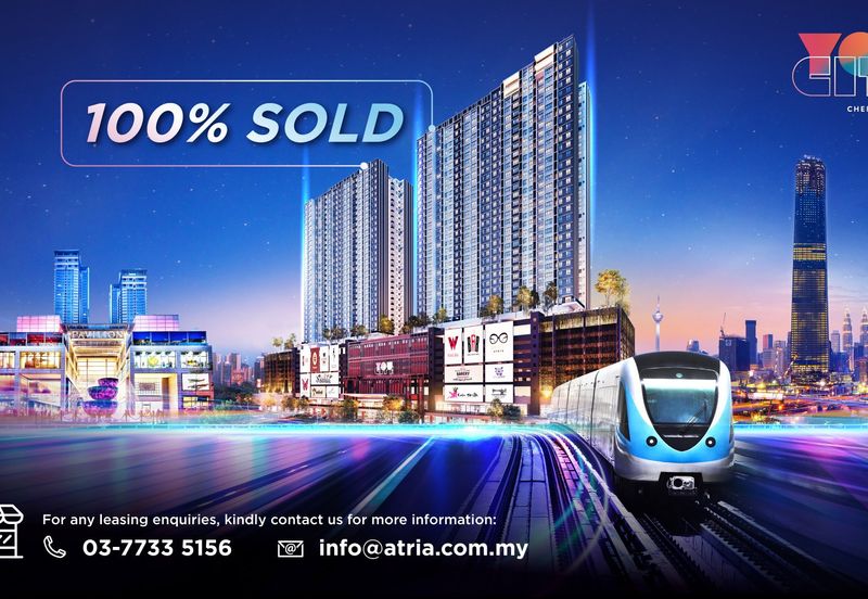 100M Close to MRT You City 3 Corner Unit Tmn Suntex Cheras Batu 9 CHS