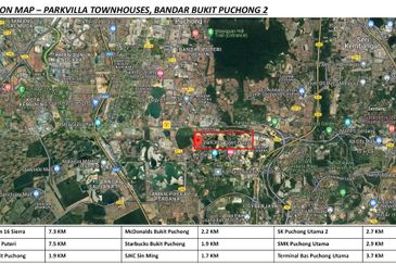 Park Villa Townhouse @ Puchong Freehold Landed Strata House In Bandar Bukit Puchong 2 For Sale
