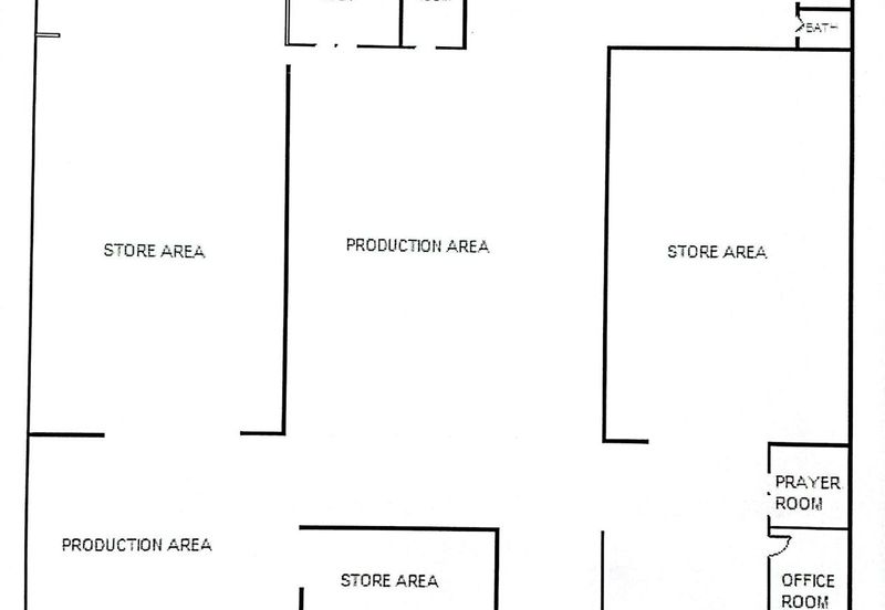 Factory at Taman Perindustrian Merlimau Melaka for Rent