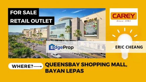 Retail shoplot, Queensbay Mall with Rental Income, Penang, Bayan Lepas