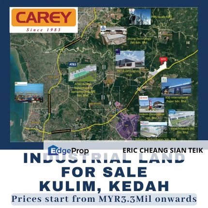 Industrial land for sale in Kulim, Kedah, Kedah, Kulim