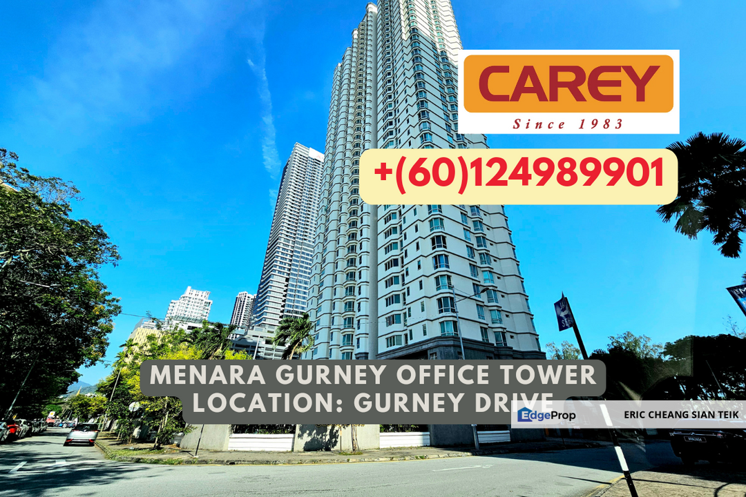 Menara Gurney Office Tower at Gurney Drive for Sale RM700,000 By ERIC