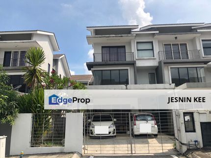 (RARE UNIT) Dale Lake Fields Sungai Besi KL 3 Storey Superlink Endlot With Extra Land For Sale, Kuala Lumpur, Sungai Besi