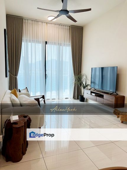 Queens Residence Q1, Seaview Unit Fully Furnished 1200sqft Bayan Lepas, Penang, Sungai Nibong