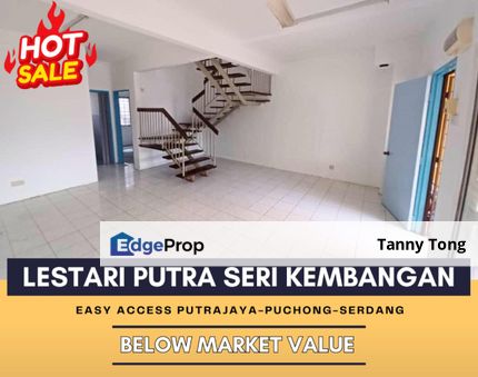 TAMAN LESTARI PUTRA SERI KEMBANGAN 2 STOREY HOUSE FOR SALE, Selangor, Seri Kembangan