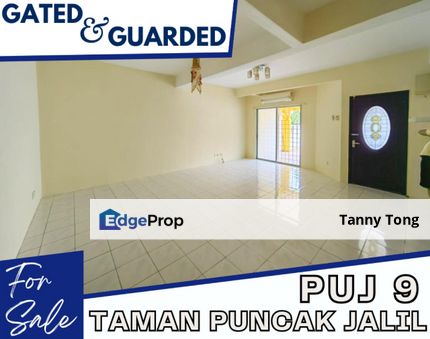 TAMAN PUNCAK JALIL PUJ 9 SERI KEMBANGAN 2 STOREY HOUSE FOR SALE, Selangor, Seri Kembangan