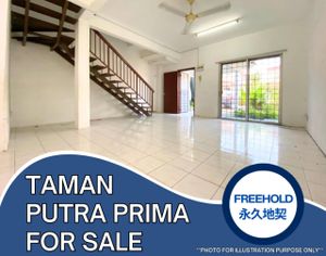 TAMAN PUTRA PRIMA PUCHONG 2 STOREY HOUSE FOR SALE for Sale @RM659,000 ...