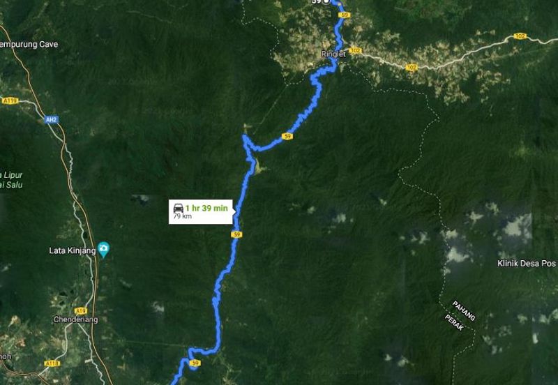 JALAN RINGLET-TANAH RATA