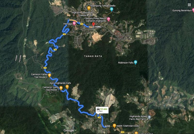 JALAN RINGLET-TANAH RATA