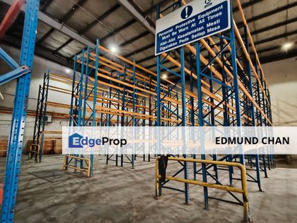 Glenmarie Industrial Park warehouse with racking system, Selangor, Shah Alam
