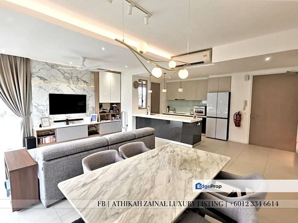 Cantara Residence For Sale | Corner Unit, Stunning Renovated Condo With Nice Carpentry, Selangor, Ara Damansara