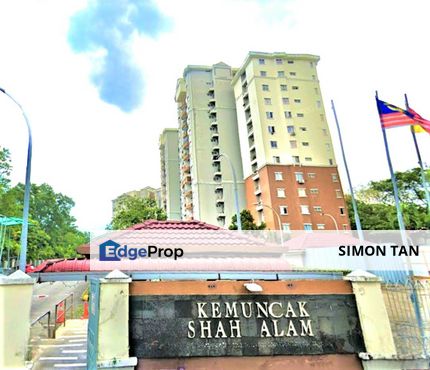 Shah Alam Kemuncak Shah Alam Condo below bank value, Selangor, Shah Alam