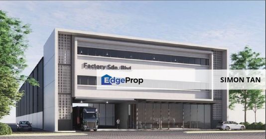 Brand new sungai kapar detached factory 3 storey office cum warehouse, Selangor, Klang
