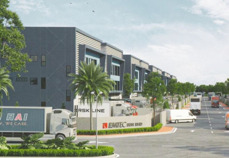 NEW 3sty Semi-Detached Factory for Sale @ Air Hitam, Klang, Selangor