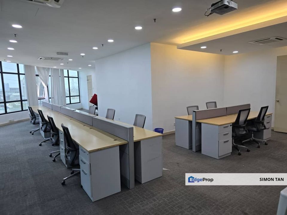 PJX HM shah tower adjoining partial furnished LRT, Selangor, Petaling Jaya