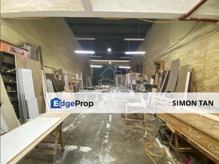 1.5 storey warehouse light industry factory puchong meranti jaya, Selangor, Puchong